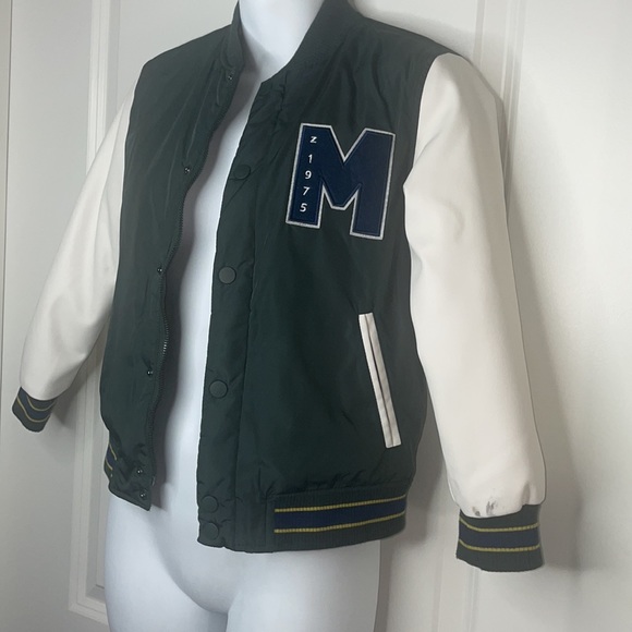 ZARA BOYS LETTERMAN JACKET - Picture 3 of 8